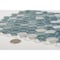 Andova Tiles ANDOVA TILES Arti 1" x 1" Glass Honeycomb Mosaic Tile ANDART266 - alternate 6